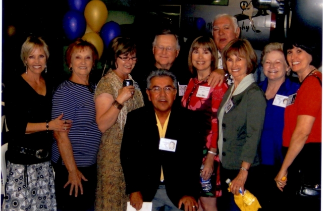 MARCIA CHALK, VERNA LINDSEY, DIANE DICKSON,LYNN BEDFORD AND WIFE DEBBIE, BRENT WILCOCK, CAROL HUBER, GEORGIA WEST, JOANNE RAY AND IN THE FRONT GARY MENDOZA 