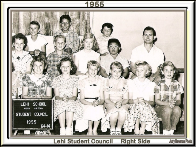 LEHI STUDENT COUNCIL BOTTOM ROLL:
?, BRENDA NELSON, MARCIA CHALK, JUDY NEWMAN, CONNIE KIRCHOFF TOP ROLL: LAST GIRL CAROL CARPERNTER THE REST WE CANT NAME
