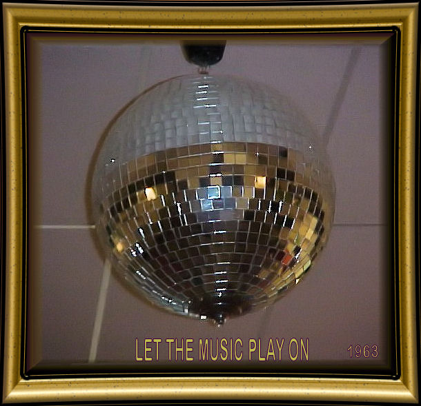 MANY OF US FELL IN LOVE DANCING UNDER THIS GLASS BALL.